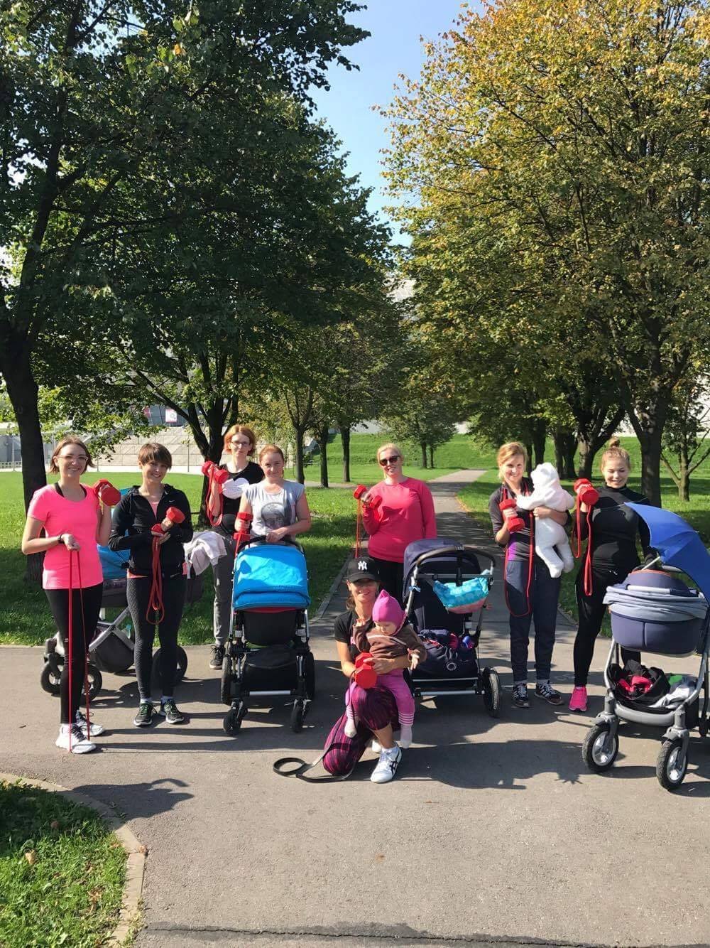 Zdjęcie z zajęć Mamo bądź fit!